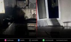 Evde çıkan yangında öldü, eşi yaralandı