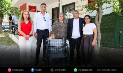 Buca’da plastik kapaklar tekerlekli sandalyeye dönüştü
