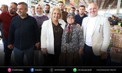 Asuman Şen göreve hızlı başladı, ilk durağı pazar oldu
