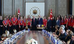 Cumhurbaşkanı Erdoğan, Filenin Sultanlarını kabul etti