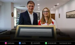 Başkan Tugay, şampiyon okçu Dünya Yenihayat’ı ağırladı