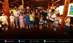 Efes Selçuk’ta çocukların barış hayalleri tuvale yansıdı
