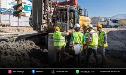 Şemikler Taşıt Üst Geçidi’nde çalışmalar hızlandı