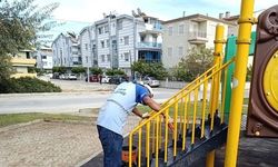 Didim Belediyesi’nden parklarda genel bakım çalışması