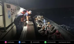 Didim açıklarında 22 düzensiz göçmen yakalandı