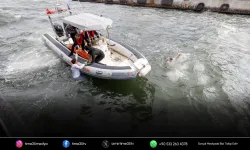 Arabalı yolcu gemisinde yangın tatbikatı