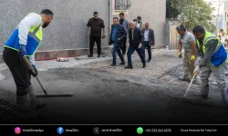 Bornova’da yol çalışmaları tüm hızıyla sürüyor