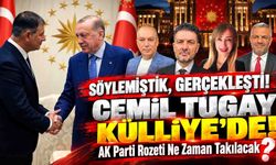 Gündeme Bomba Düştü: "Cemil Tugay Külliye’de, Cumhurbaşkanı Erdoğan İle Görüşdü"