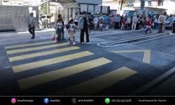 Konak’ta 5 okulun kullandığı sokak baştan sona yenilendi