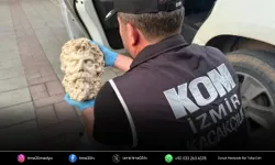 İzmir’de 2 bin yıllık Zeus heykel başı ele geçirildi