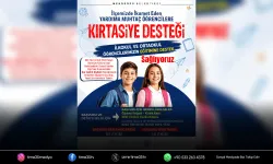 Menderes Belediyesi’nden öğrencilere kırtasiye yardımı
