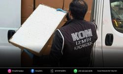 İzmir Gaziemir'de kaçak makaron operasyonu: 2 gözaltı