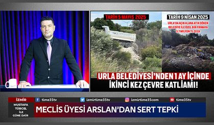 Urla Belediyesi’nden bir ayda ikinci kez çevre katliamı!