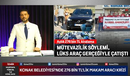 Konak’ta Lüks Makam Aracı Tartışması