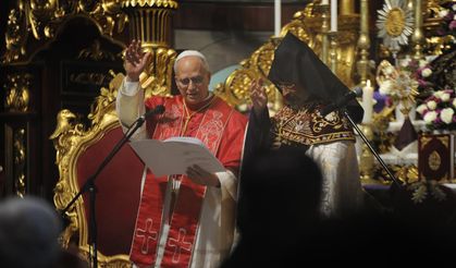 Papa 14. Leo, Ermeni Apostalik Katedrali'ne "dua ziyareti" gerçekleştirdi