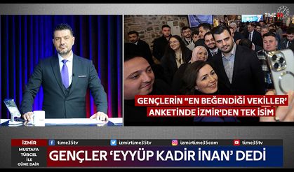 Gençlerin 'En Beğendiği Vekiller" anketinde İzmir'den tek isim