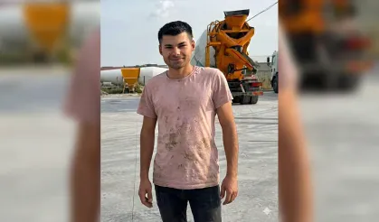 Beton karıştırıcısının içinde sıkışan işçi öldü