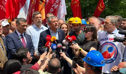 Özgür Özel, maden işçileri ile bir araya geldi