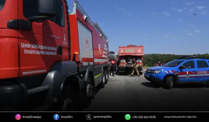 Urla'da Orman Yangını Paniği