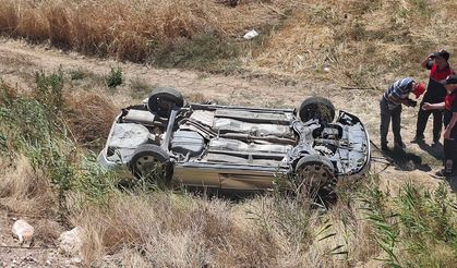 Kütahya'da otomobil şarampole uçtu: 3 kişi yaralandı