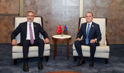 Bakan Fidan'dan Bakü'de Azerbaycanlı mevkidaşıyla görüşme