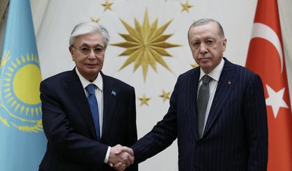 Erdoğan, Kazakistan Cumhurbaşkanı Tokayev'i ağırladı