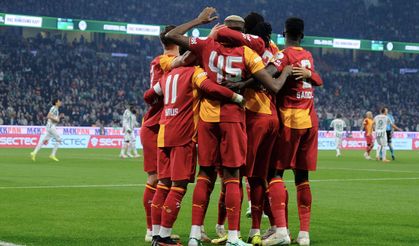 Galatasaray, Konyaspor'u 4-0 yenerek liderliğini sürdürdü