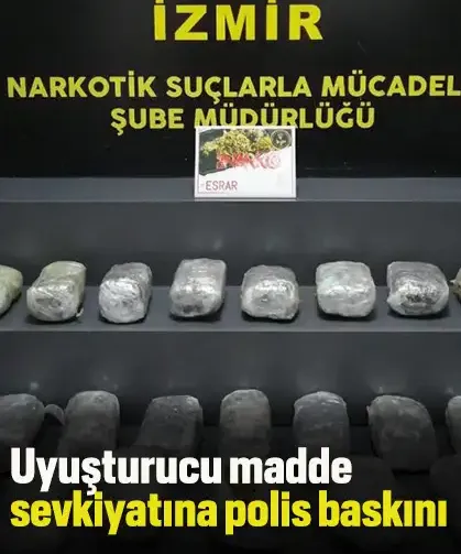 Uy*şturucu madde sevkiyatına polis baskını