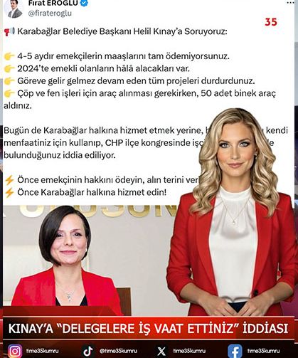 Başkan Kınay’a: Delegelere iş vaat etti iddiası