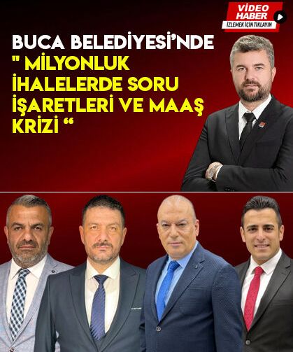 Buca Belediyesi’nde  milyonluk ihalelerde soru işaretleri ve maaş krizi