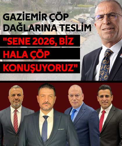 Gaziemir Çöp Dağlarına Teslim: "Sene 2026, Biz Hala Çöp Konuşuyoruz"