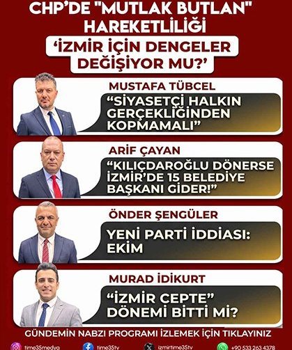 CHP’de "Mutlak Butlan" Hareketliliği İzmir İçin Dengeler Değişiyor Mu?