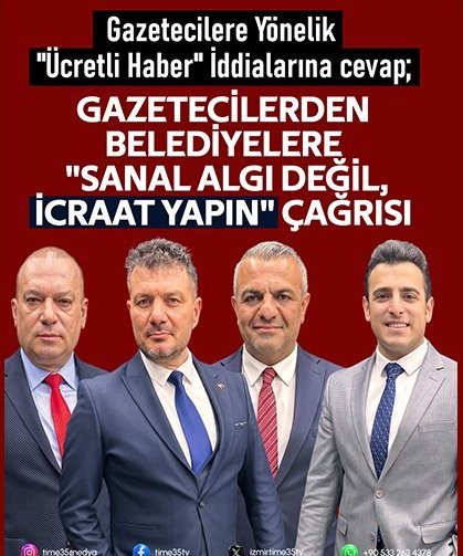 Gazetecilere Yönelik "Ücretli Haber" İddialarına cevap