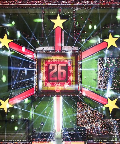 Galatasaray şampiyonluğu RAMS Park’ta kutladı
