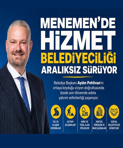 Menemen’de Hizmet Belediyeciliği Aralıksız Sürüyor
