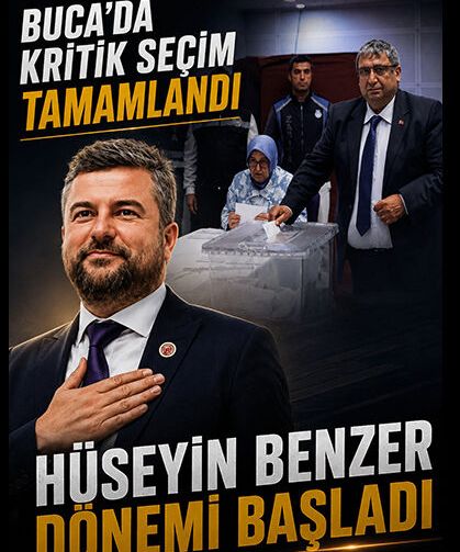 Buca'da kritik seçim tamamlandı, Başkanvekili Hüseyin Benzer oldu
