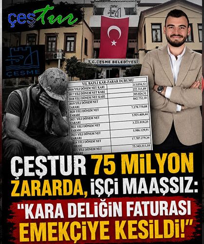Çeştur 75 Milyon Zararda, İşçi Maaşsız: "Kara Deliğin Faturası Emekçiye Kesildi!"