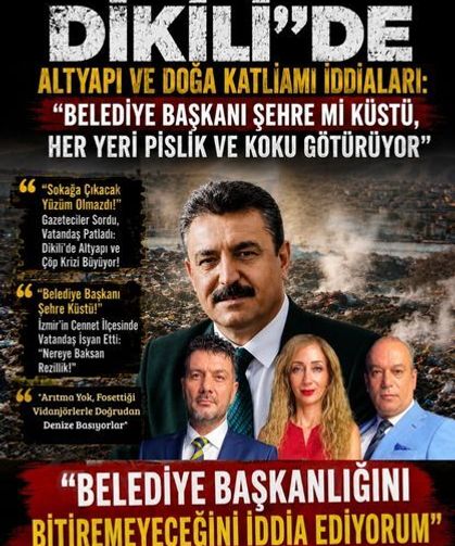 Di̇ki̇li̇’de Altyapı Ve Doğa Katli̇amı İddi̇alari: Beledi̇ye Başkanı Şehre mi̇ Küstü, Her Yeri̇ Pi̇sli̇k Ve Koku!