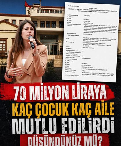 Çeşme’de 70 Milyon’a kaç çocuk kaç aile mutlu edilirdi?