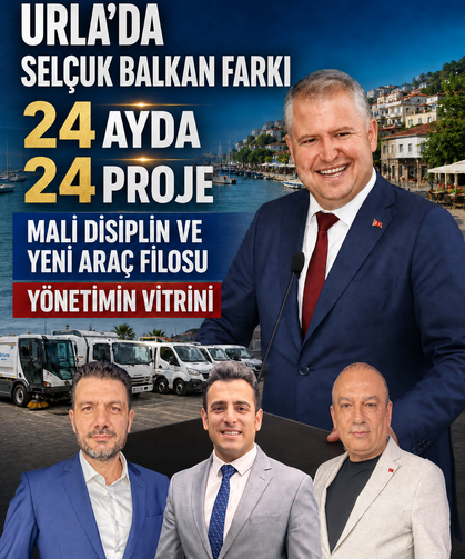 Urla’da Selçuk Balkan farkı: 24 ayda 24 proje