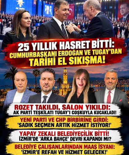 "25 Yıllık Hasret Bitti: Cumhurbaşkanı Erdoğan ve Tugay'dan Tarihi El Sıkışma!"