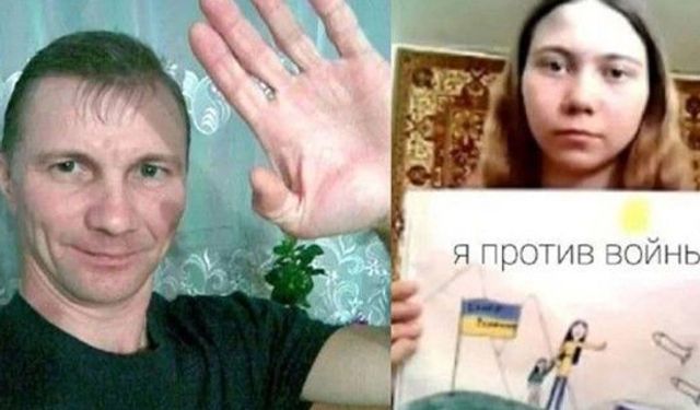 12 yaşındaki kız savaşa hayır dedi: Putin baba ile kızını ayırdı!