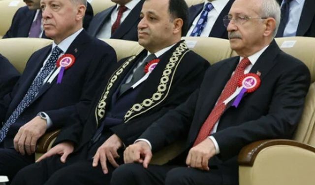 Erdoğan ve Kılıçdaroğlu AYM töreninde tokalaşmadılar!