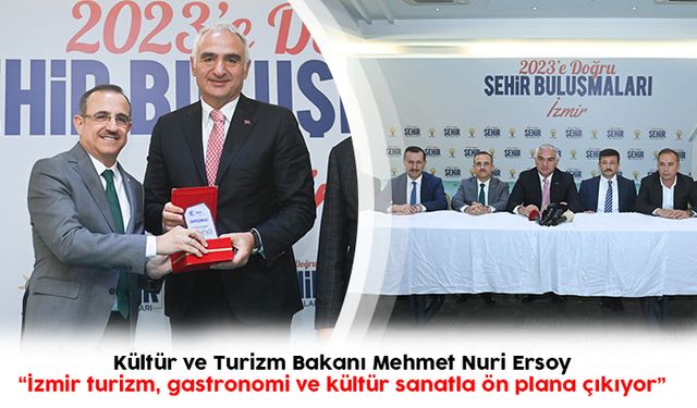 Kültür ve Turizm Bakanı Ersoy, İzmir'de açıklamalarda bulundu