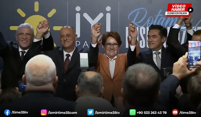 İYİ Parti lideri Akşener İzmir Büyükşehir Belediye Başkan adayını açıkladı