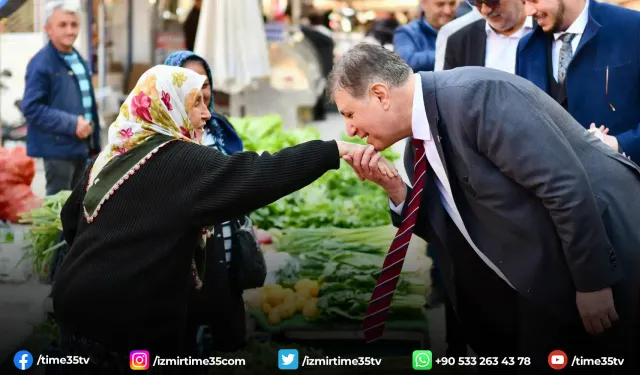 Cemil Tugay Tireli üreticiye moral oldu