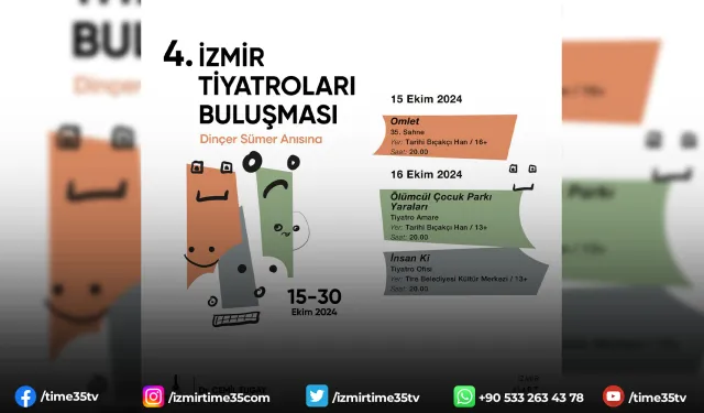 İzmir Tiyatroları Buluşması başlıyor