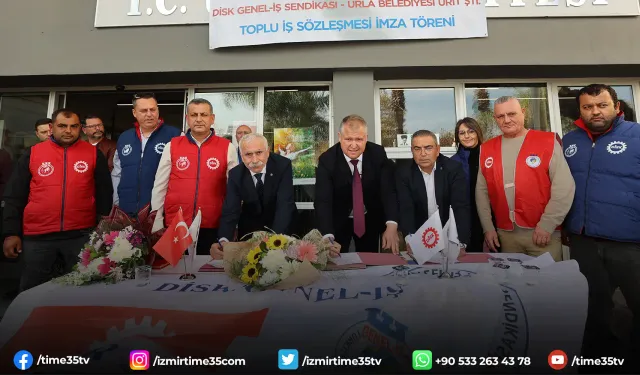 Urla'da toplu iş sözleşmesi sevinci!