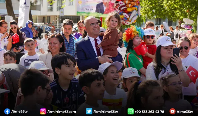 Gaziemir’i 23 Nisan coşkusu sardı
