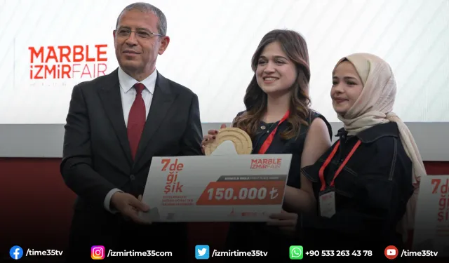 Doğaltaşa hayat veren genç tasarımcılar ödüllerini aldı